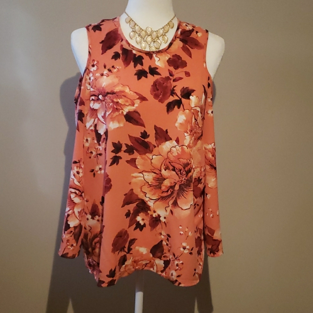 Cold shoulder blouse